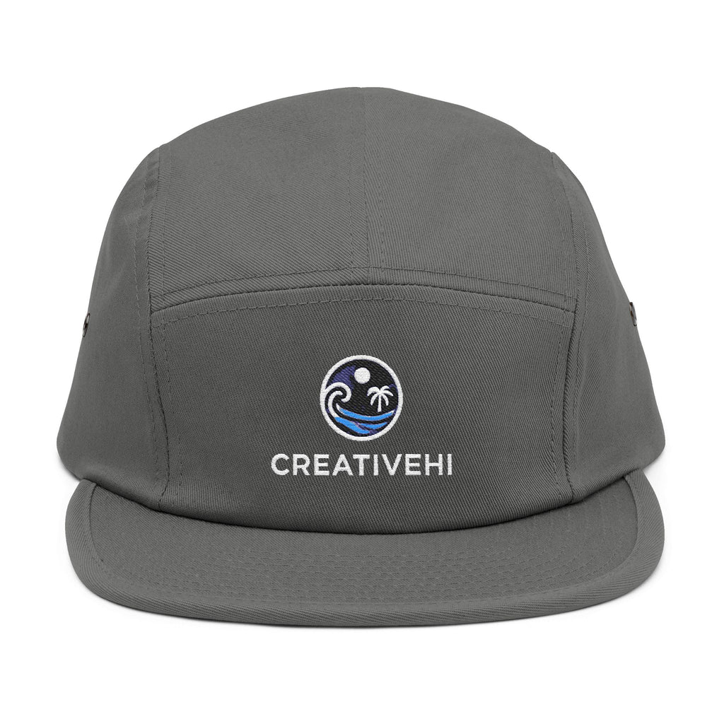 Embroidered 5 Panel Cap