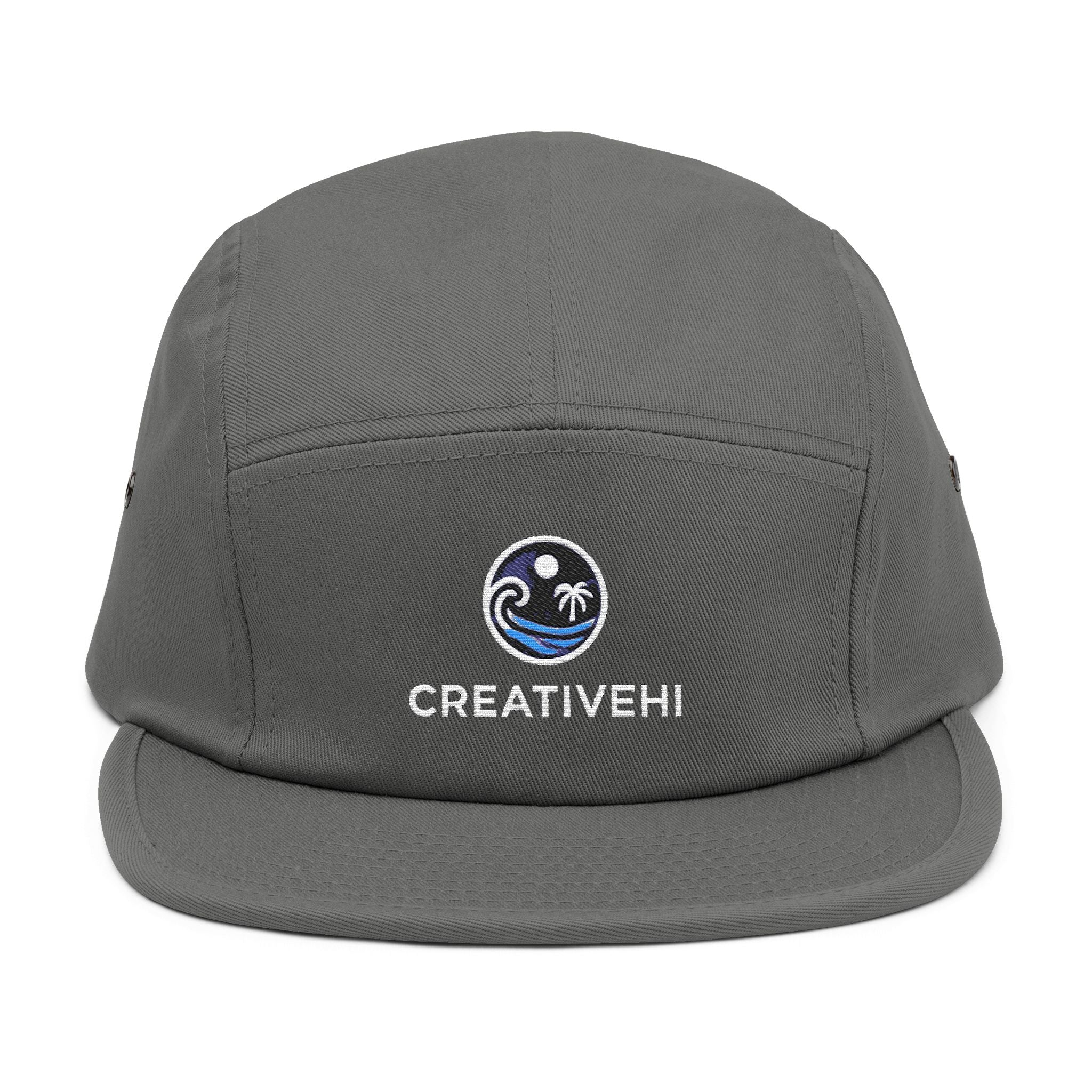 Embroidered 5 Panel Cap
