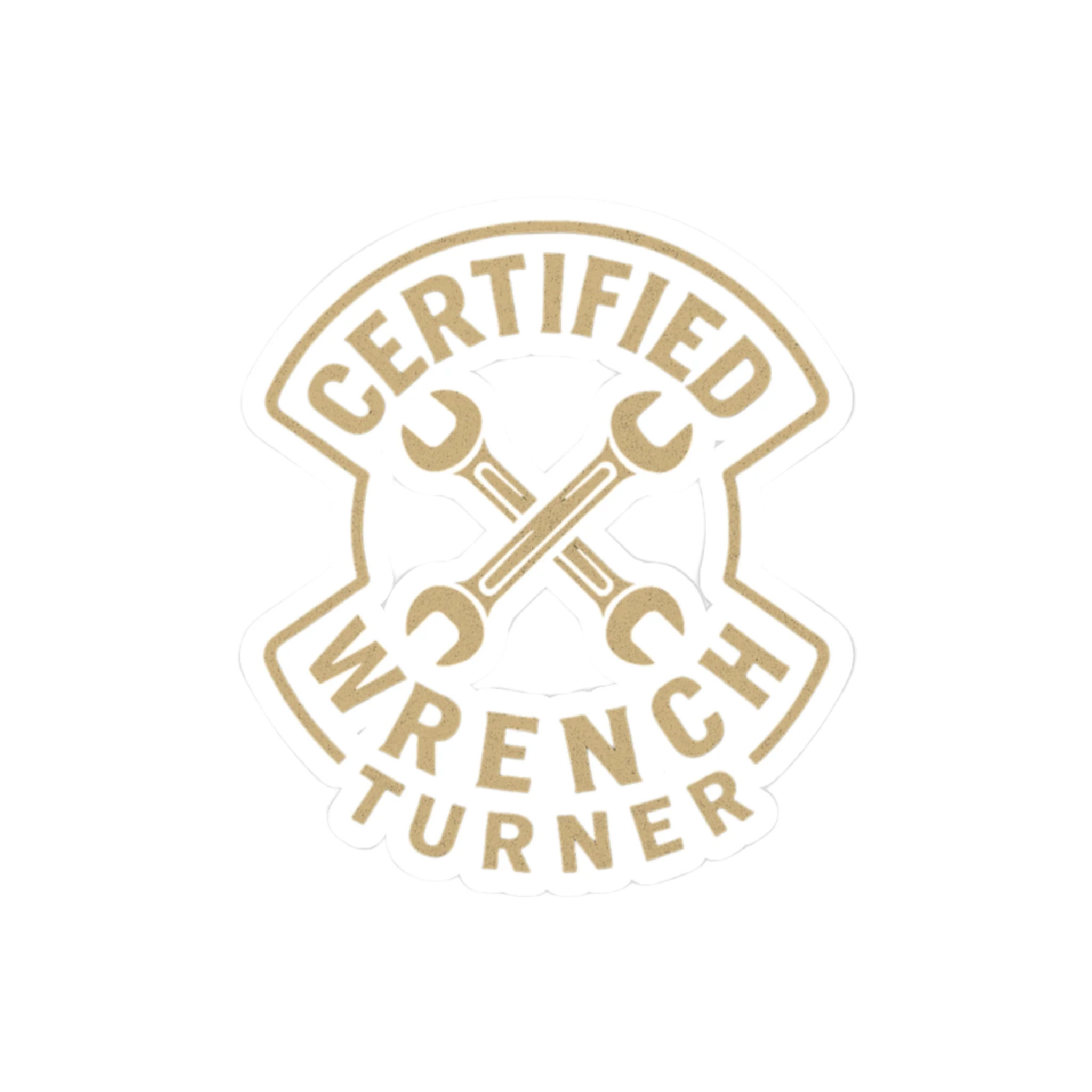 Certified Wrench Turner Sticker