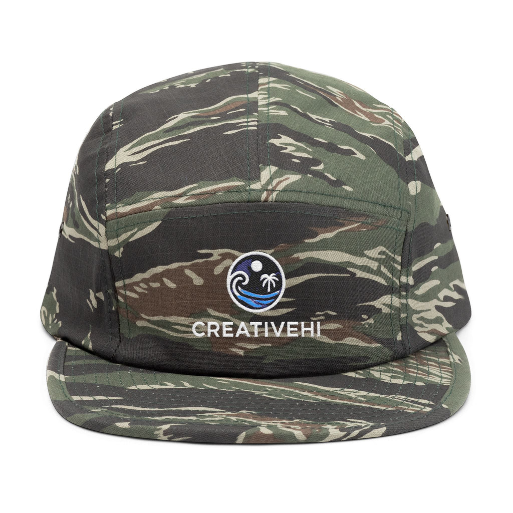 Embroidered 5 Panel Cap