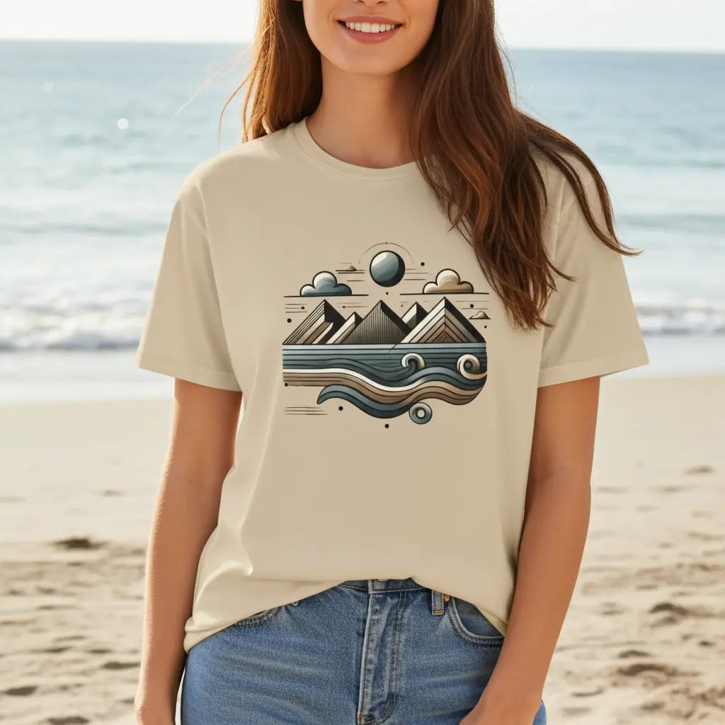 Celestial Drift T-Shirt CreativeHI